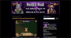 Desktop Screenshot of paigemoonshade.com