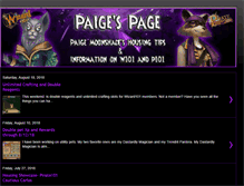 Tablet Screenshot of paigemoonshade.com